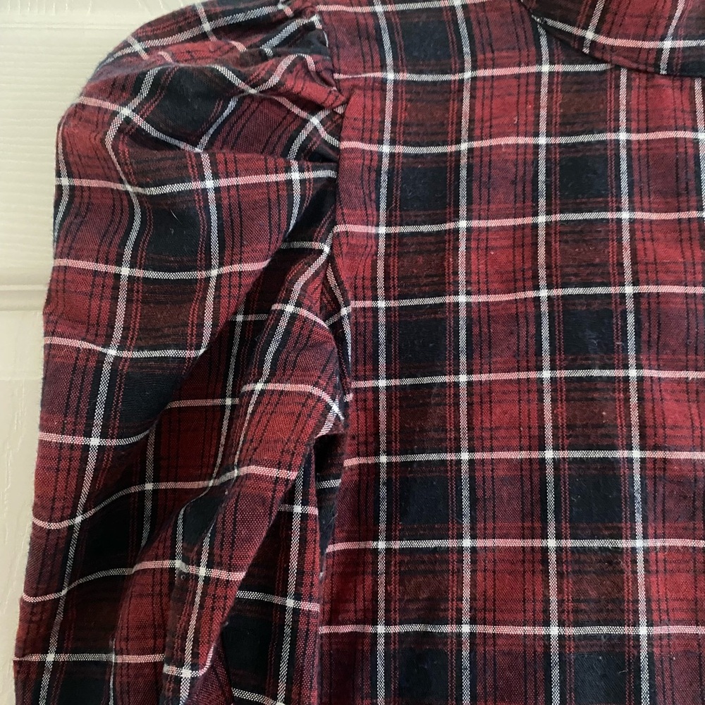 ASOS Brand- Trendyol Plaid Long Sleeve Dress - Picture 2 of 5